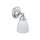 Creative Specialties Brantford YB2261CH Single Light Bathroom Sconce with Frosted Shade in Chrome