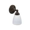 Creative Specialties Brantford YB2261ORB Single Light Bathroom Sconce with Frosted Shade in Oil Rubbed Bronze