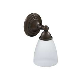 Creative Specialties Brantford YB2261ORB Single Light Bathroom Sconce with Frosted Shade in Oil Rubbed Bronze
