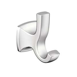 Double Hook Robe Hook in Chrome