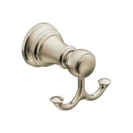 Double Robe Hook in Nickel