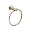 6-1/2in Towel Ring with Concealed Mounting in Nickel