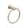 6-1/2in Towel Ring with Concealed Mounting in Nickel