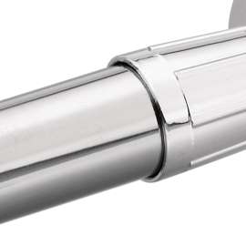 Donner Commercial Chrome Shower Rod, 2-100-5A