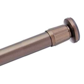 Donner Commercial Chrome Shower Rod, 52-5-OWB