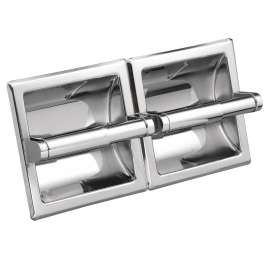 Hotel Motel Chrome Double Toilet Paper Holder, 5577