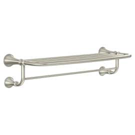 Moen Brushed nickel 24" Towel Shelf, BH5294BN