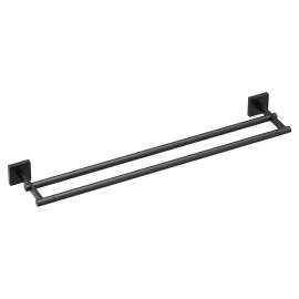 Triva Chrome 24" double towel bar, BP1822BL