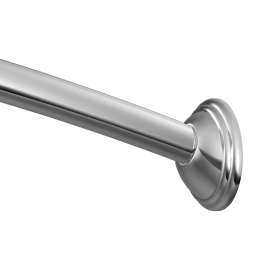 Curved Shower Rods Chrome 5' Curved Shower Rod, CSR2155CH