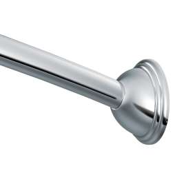 Curved Shower Rods Chrome 5' Curved Shower Rod, CSR2165CH