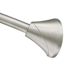 Curved Shower Rods Chrome Tension Curved Shower Rod, CSR2172BN
