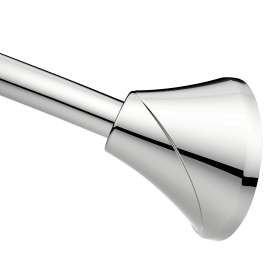 Curved Shower Rods Chrome Tension Curved Shower Rod, CSR2172CH