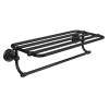 Iso Bathroom Shelf with Towel Bar, DN0794BL