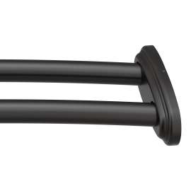 Curved Shower Rods Chrome Adjustable Curved Shower Rod, DN2141BL