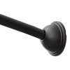 Moen Adjustable Curved Shower Rod, DN2160BL
