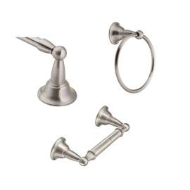 Sage Brushed nickel Towel Bar/Towel Ring, DN6893BN
