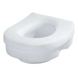 Moen Home Care Glacier Elevated Toilet Seat, DN7020