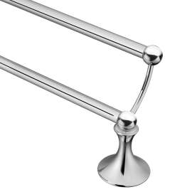 Lounge Chrome 24" Double Towel Bar, DN7722CH