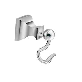Retreat Chrome Single Robe Hook, DN8303CH