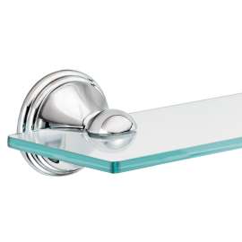 Preston Chrome Vanity Shelf, DN8490CH