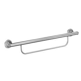 Chrome 24" Grab Bar with Towel Bar, LR2350DCH