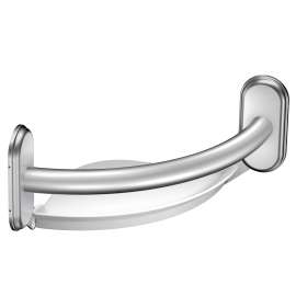 Chrome 9" Grab Bar with Corner Shelf, LR2354DCH