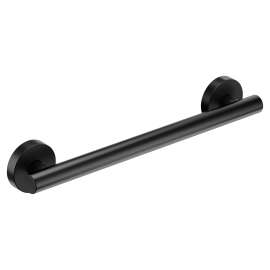 Matte black 16" designer grab bar, MD8716BL