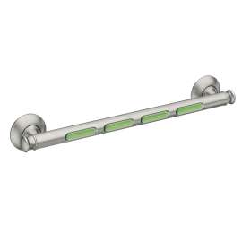 Banbury(R) 18" Glow-in-the-Dark Grab Bar Spot Resist(TM) Brushed Nickel, MLR8718D4GBN
