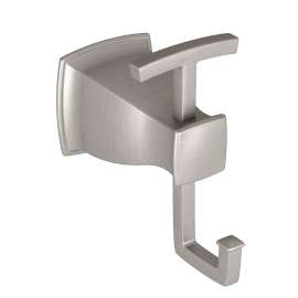 Hensley Brushed nickel Double Robe Hook, MY3503BN