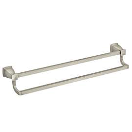 Hensley Brushed nickel 24" Double Towel Bar, MY3522BN