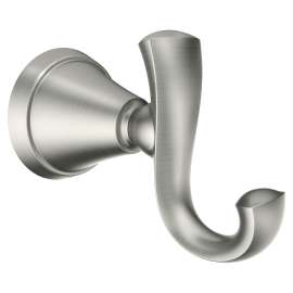 Tiffin Brushed nickel Robe Hook, MY4803BN
