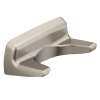 Contemporary Brushed nickel Double Robe Hook, P5030BN