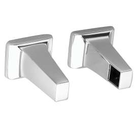 Contemporary Chrome Mounting Posts, P5100