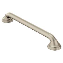 Brushed nickel 18" Designer Grab Bar, R8718D3GBN