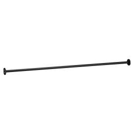 Matte black shower rod, SF2143BL