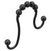 Moen Matte black Shower Curtain Rings, SR2201BL