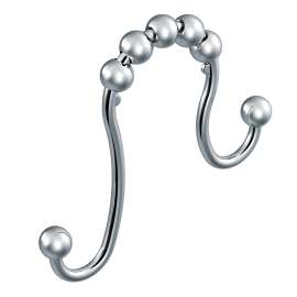 Moen Chrome Shower Curtain Rings, SR2201CH