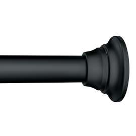 Matte black tension rod, TR1000BL
