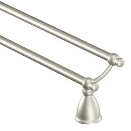 Caldwell Brushed nickel 24" Double Towel Bar, Y3122BN