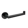Arlys Matte black single-post paper holder, Y5709BL