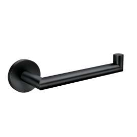 Arlys Matte black single-post paper holder, Y5709BL