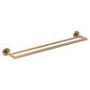 Arlys Bronzed gold double towel bar, Y5722BZG