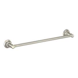 Gilmour Spot resist brushed nickel 18" towel bar, Y6318BN