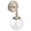 Colinet Brushed nickel one globe bath light, YB0561BN