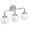 Colinet Chrome three globe bath light, YB0563CH