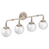 Colinet Brushed nickel four globe bath light, YB0564BN