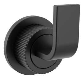 Cambium Matte black robe hook, YB0603BL