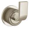 Cambium Brushed nickel/polished nickel robe hook, YB0603NLBN