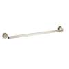 Cambium Brushed nickel/polished nickel 24" towel bar, YB0624NLBN