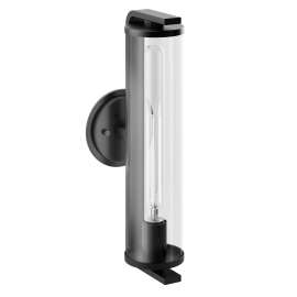 Cambium Matte black one globe bath light, YB0657BL